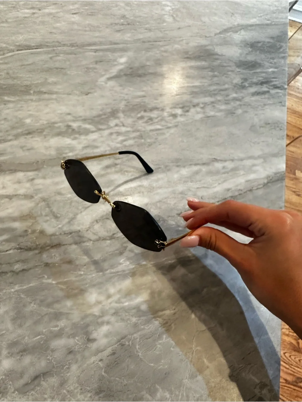 Cartier Black Gold Sungglasses